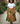 GREEN LEAF PRINTED SKIRT (XL)