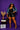 Lady Q’s Corner black faux leather high-waisted shorts with elastic waistband and side pockets on a smiling model