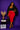 Lady Q’s Corner high-waisted red midi pencil skirt worn by a woman with a black corset top and blazer